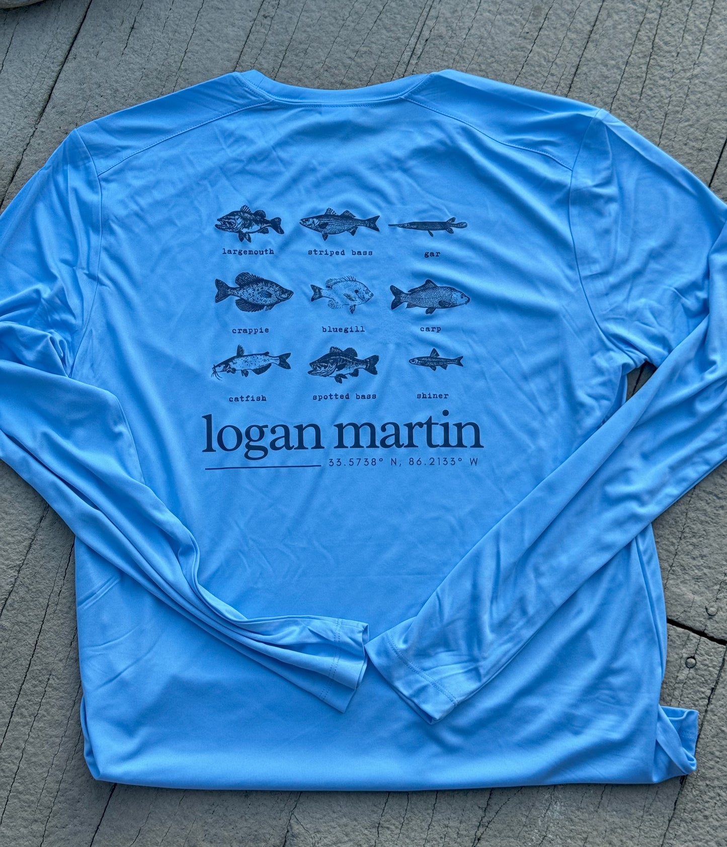 UPF50 Long Sleeve Fish