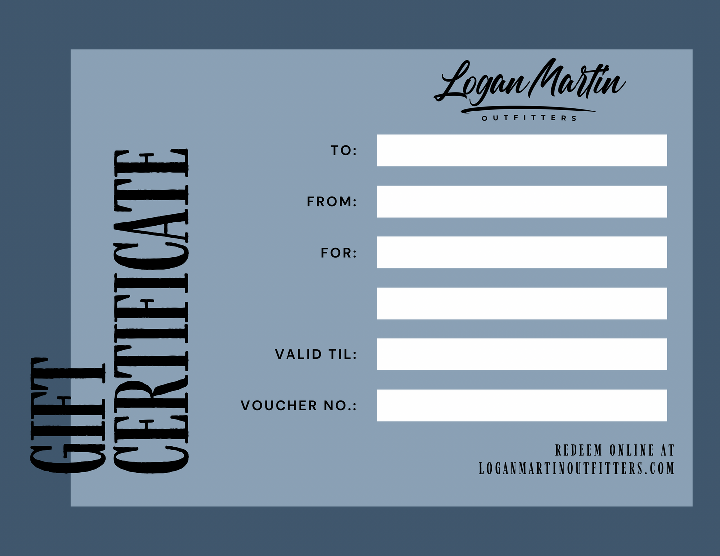 Gift Certificate