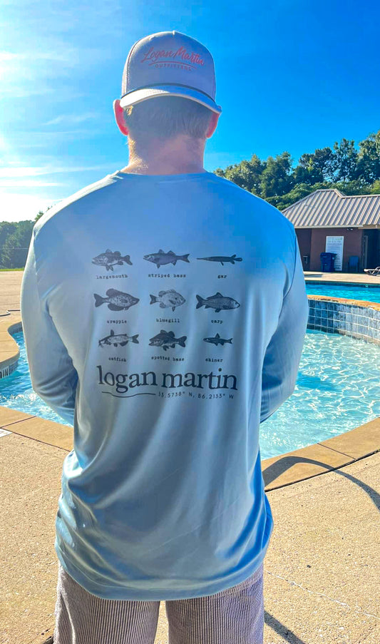 UPF50 Long Sleeve Fish